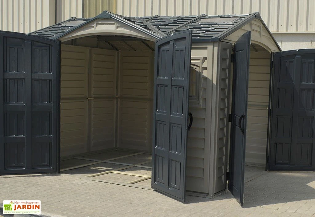 Abri De Jardin En PVC Duramax 8 M² – Apex 10 X 8 Gris Anthracite – Image 5