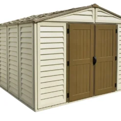 Abri De Jardin En PVC Duramax Beige 10 M² – Woodstyle Premium 10 X 10