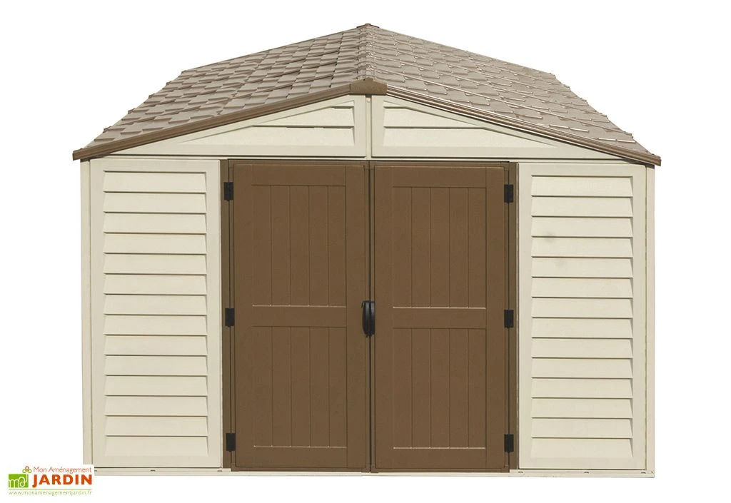 Abri De Jardin En PVC Duramax Beige 13 M² – Woodstyle Premium 10 X 13 – Image 2