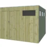 Abri De Jardin En Bois D’épicéa Traité Qube 8,88 M²