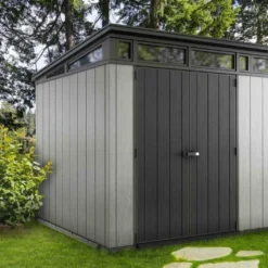 Keter Abri De Jardin PVC Brossium 97 Avec Toit En Monopente