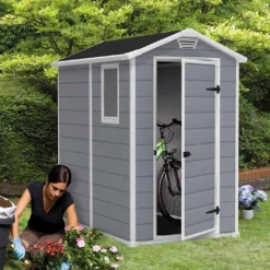 Keter Abri De Jardin Résine Premium 46 S Gris (192x130x198)