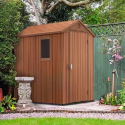 Keter Abri De Jardin En Résine Imitation Bois Darwin 46 – 2,2 M²