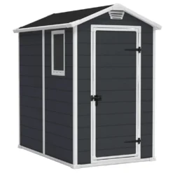 Abri De Jardin En Résine Premium 46S Anthracite – 2,4 M²