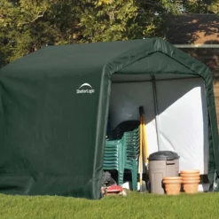Abri De Jardin En Toile Polyéthylène Et Acier 5,76 M²