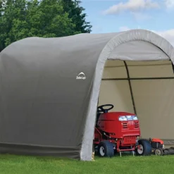 Abri De Jardin En Toile Polyéthylène Et Acier 9 M²