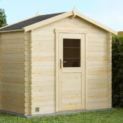 Abri De Jardin En Bois D’épicéa Brut Juno – 3,7 M²