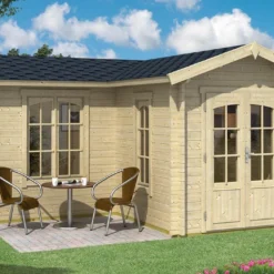 Abri De Jardin En Bois D’épicéa Brut 16 M² - Portsmouth