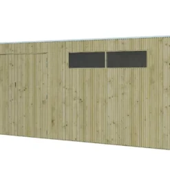 Abri De Jardin En Bois D’épicéa Traité Qube 14 M²