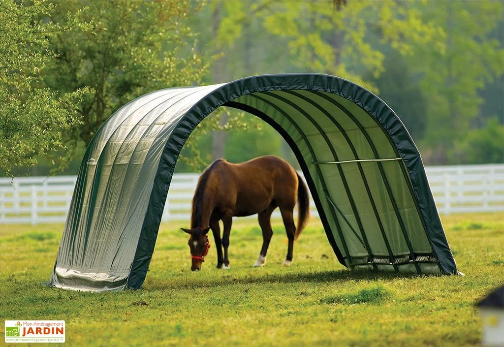 Abri Souple Pour Chevaux Box Mobile Pour Animaux 6 M – 24 M² – Image 2