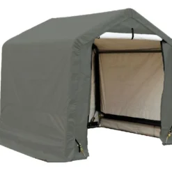 Abri De Jardin En Toile Renforcée Avec Porte Amovible - 183 X 183 Cm