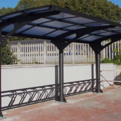 Abri à Vélos Pour Collectivités En Acier Galvanisé Et Polycarbonate Larus