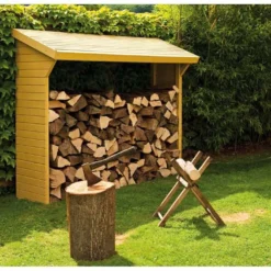 Abri Range-Bûches En Bois Lotus - 1,5 M³