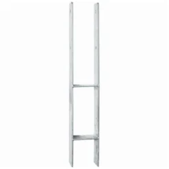 Ancrage En Acier Galvanisé à Sceller Pour Carport - 12 X 12 Cm