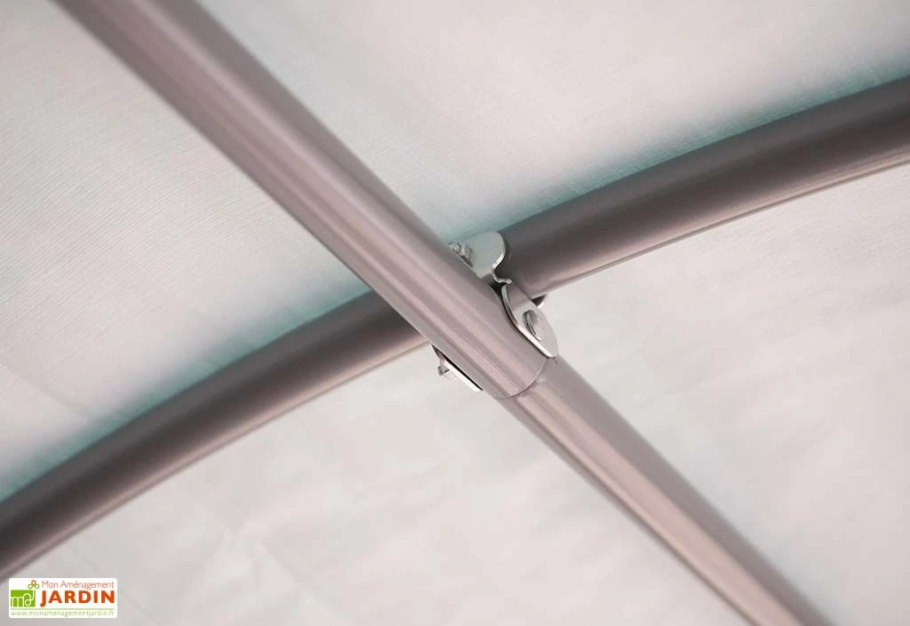 Garage En Toile Polyéthylène Et Acier 18,3 M² – Image 2