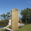 Armoire De Jardin En Bois De Pin Erra 63 X 43 X 181 Cm