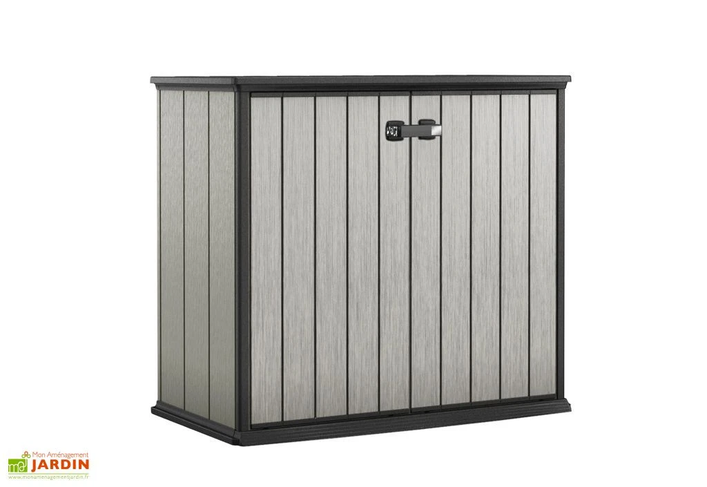 Keter Armoire Basse Brossium En Résine (77x139x120) – Image 2