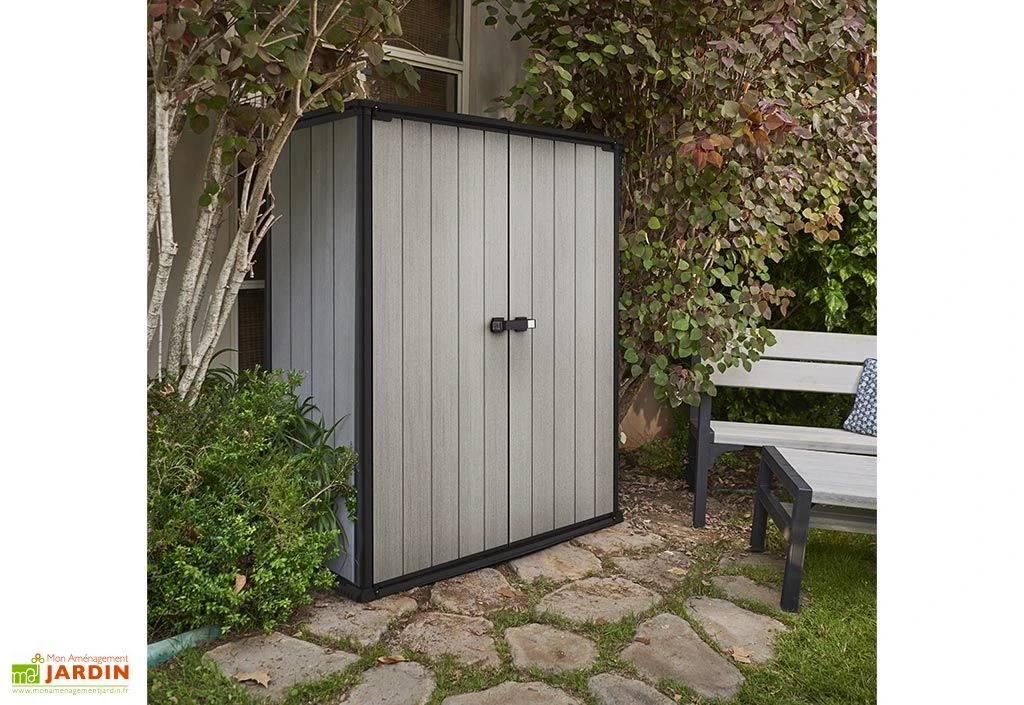 Armoire Haute Brossium En Résine (140 X 73,6 X 170) – Image 3