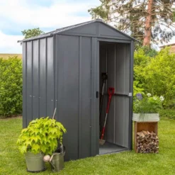 Armoire De Jardin En Acier Galvanisé 151 X 122 Cm