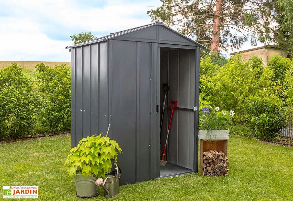 Armoire De Jardin En Acier Galvanisé 151 X 122 Cm