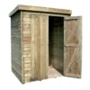 Armoire De Jardin En Bois L.156 X P.135,5 X H.195 Cm Ep.15mm - Theofil
