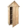 Armoire De Jardin En Bois L.93 X P.60 X H.193 Cm Ep.15 Mm - Wissant
