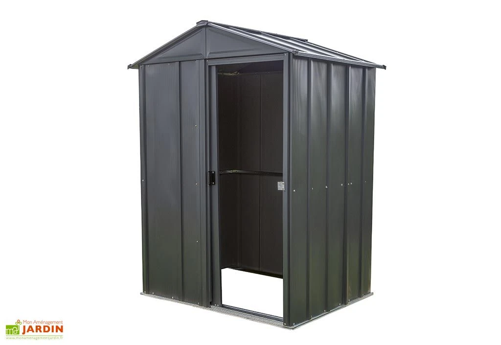 Armoire De Jardin En Acier Galvanisé 151 X 122 Cm – Image 3