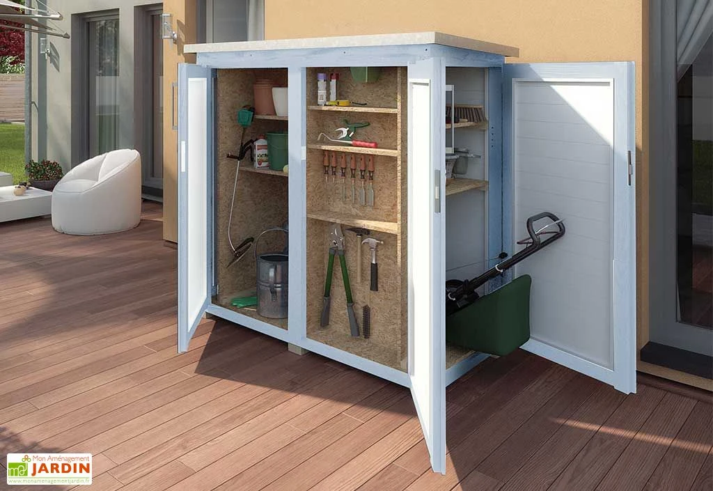 Armoire De Jardin En Bois D’épicéa 1,2 M² – Image 3