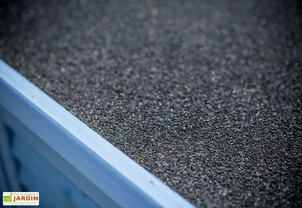 Armoire De Jardin En Bois Lasuré Bleu 87 X 46,5 X 95 Cm – Image 3