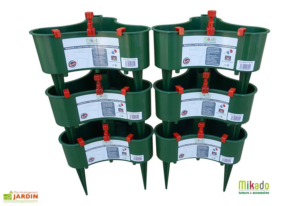 Lot De 6 Réservoirs 2L Pour Tuteur Mikado
