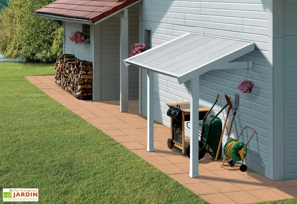 Grosfillex Auvent Pour Abri De Jardin PVC – Image 3