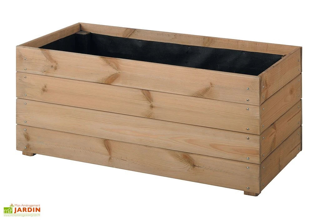 Jardinière En Bois Modulable Et Personnalisable 80x40x39,5cm – Image 2