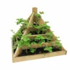 Bac à Fleurs En Bois De Pin Traité Jardinière Pyramide 80 X 76 Cm