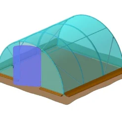 Bâche De Porte Pour Serre De Jardin Tunnel Richel 4,5