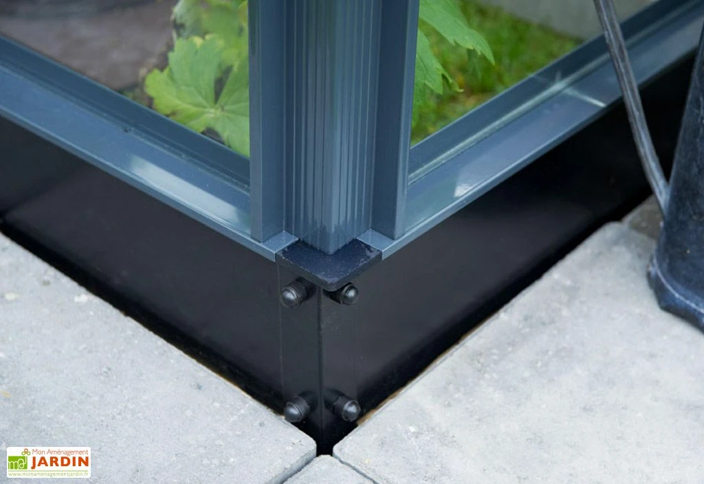 Base Pour Serre De Jardin Juliana Compact Anthracite 8 M²