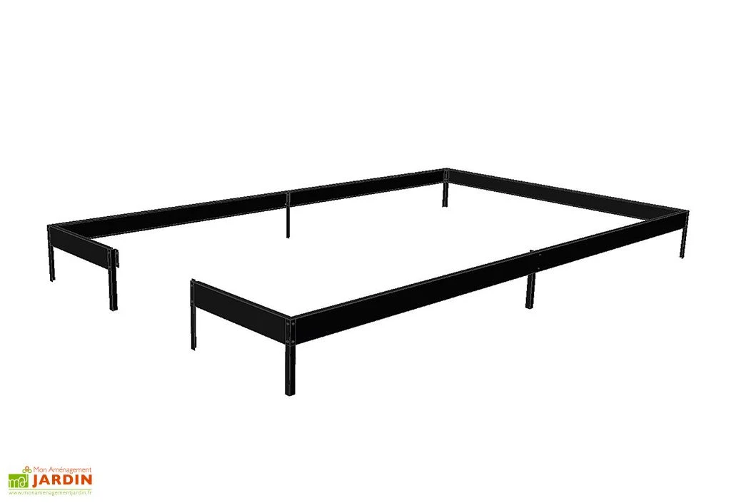 Base Pour Serre De Jardin Juliana Compact Anthracite 8 M² – Image 2