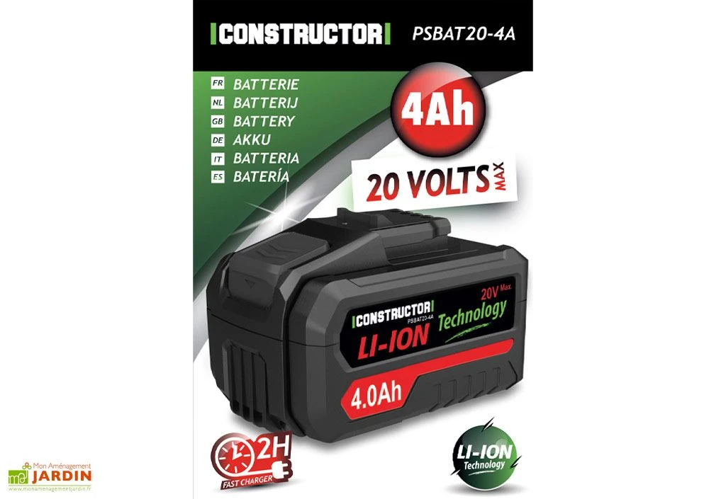 Batterie Lithium 20V 4Ah Pour Outils PowerShared – Image 2