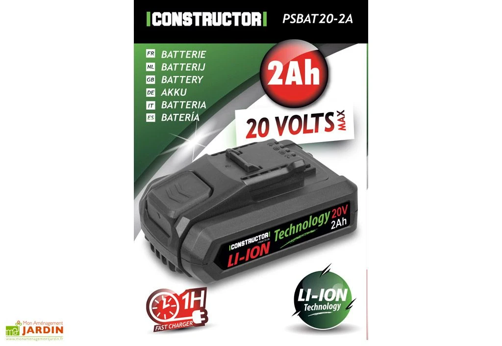 Batterie Lithium 20V 2Ah Pour Outils PowerShared – Image 2