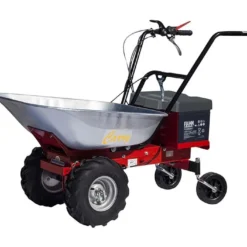 Brouette Électrique Avec Benne Basculante En Acier Galvanisé 300 W