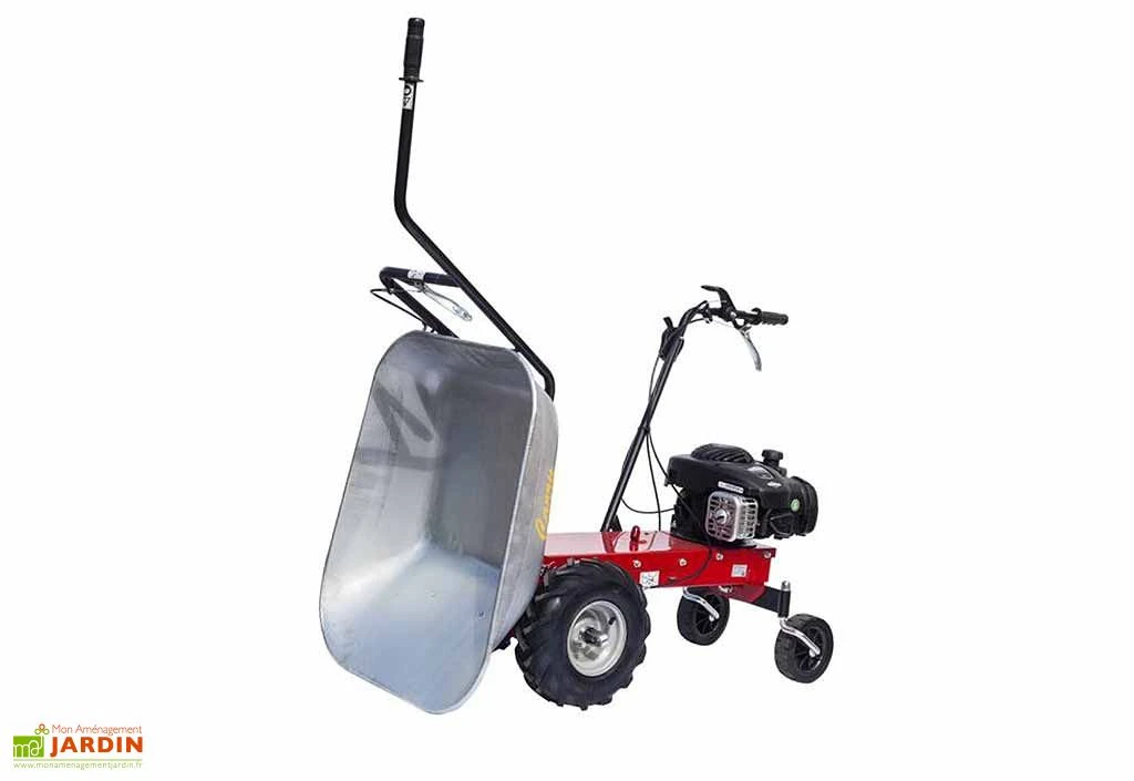 Brouette Thermique Avec Benne En Acier Galvanisé 125 CC – Image 2