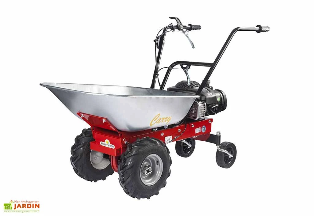 Brouette Thermique Avec Benne En Acier Galvanisé 125 CC