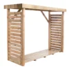 Abri Range Bûche En Bois Traité 2,8 M³ - Dallas XL