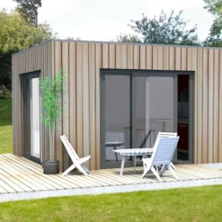 Chalet De Jardin Habitable 12 M² - Bungalow Design Studio 400 X 300 Cm