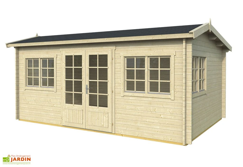 Abri De Jardin En Bois D’épicéa Brut Swindon – 19,98 M² – Image 2