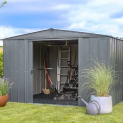 Abri De Jardin En Acier Galvanisé 8,5 M²