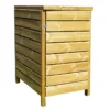 Cache Poubelle En Bois Traité 61 X 96,5 X 120 Cm (1 Poubelle) – Neston