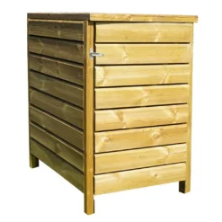 Cache Poubelle En Bois Traité 77,5 X 96,5 X 120 Cm – Preston