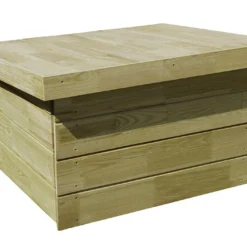 Abri Robot Tondeuse En Bois Traité 87 X 76 X 52 Cm – Darton