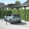 Carport Autoportant En Aluminium Et Polycarbonate 15 M² – Nora