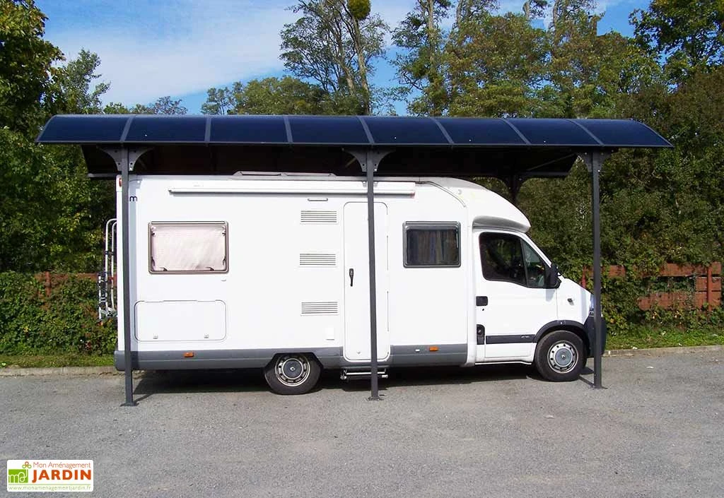 Carport Camping-car Aluminium Et Polycarbonate 7,60 X 3,62 M – Image 3